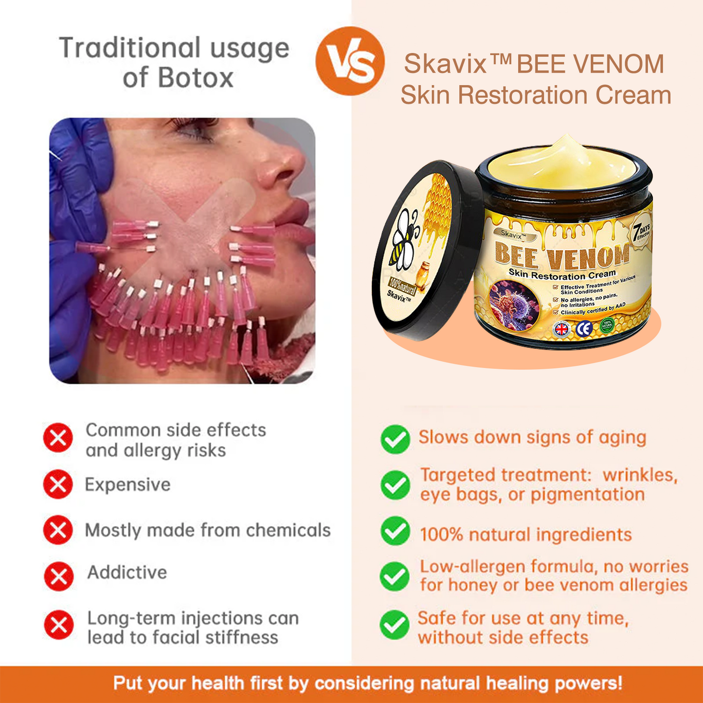 ✨✨Skavix™ Bee venom Comprehensive Cream — 🔥Limited Time 80% OFF🔥