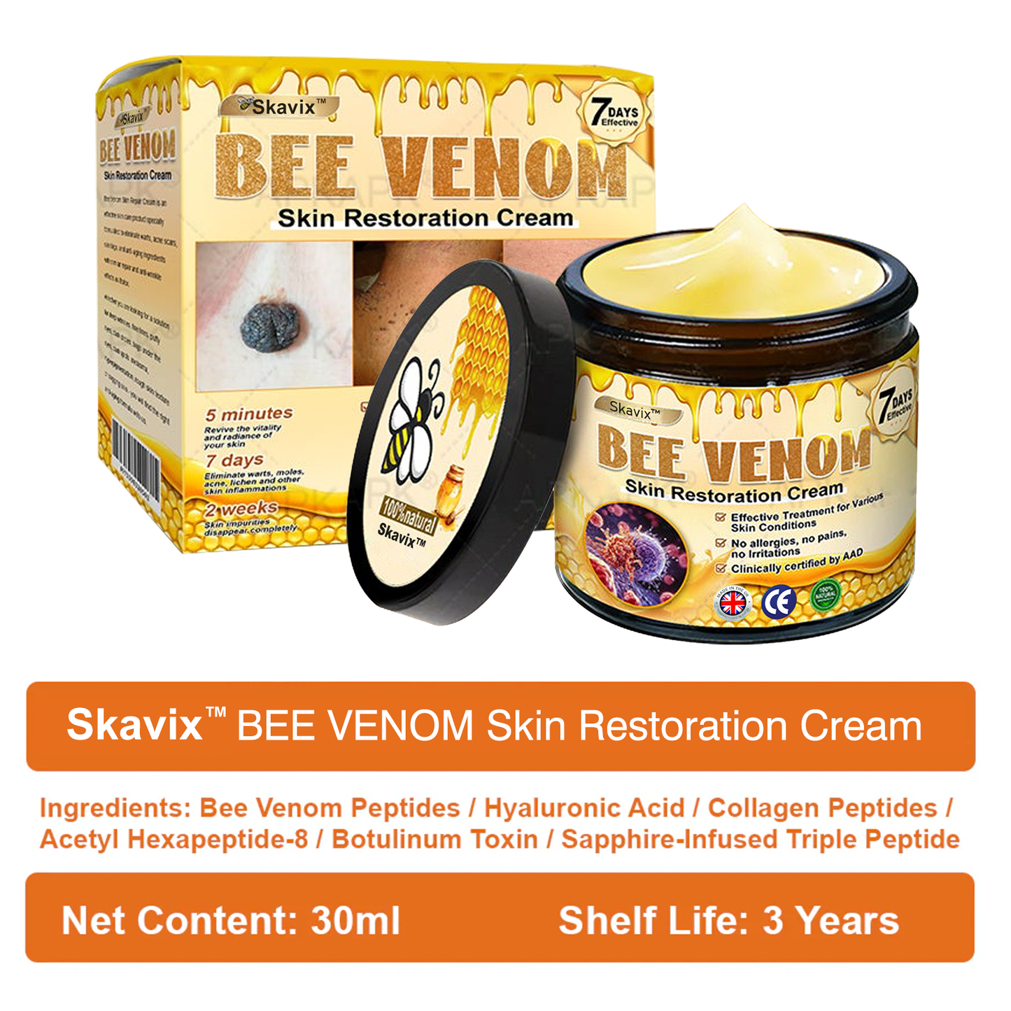 ✨✨Skavix™ Bee venom Comprehensive Cream — 🔥Limited Time 80% OFF🔥